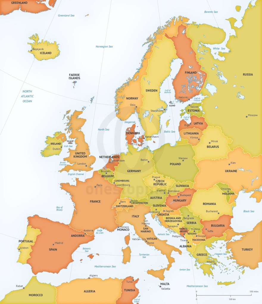 136 Map Europe Political 880x1022 