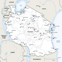 211 Map Tanzania Political 2 200x200 