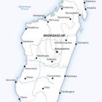 Map of Madagascar political