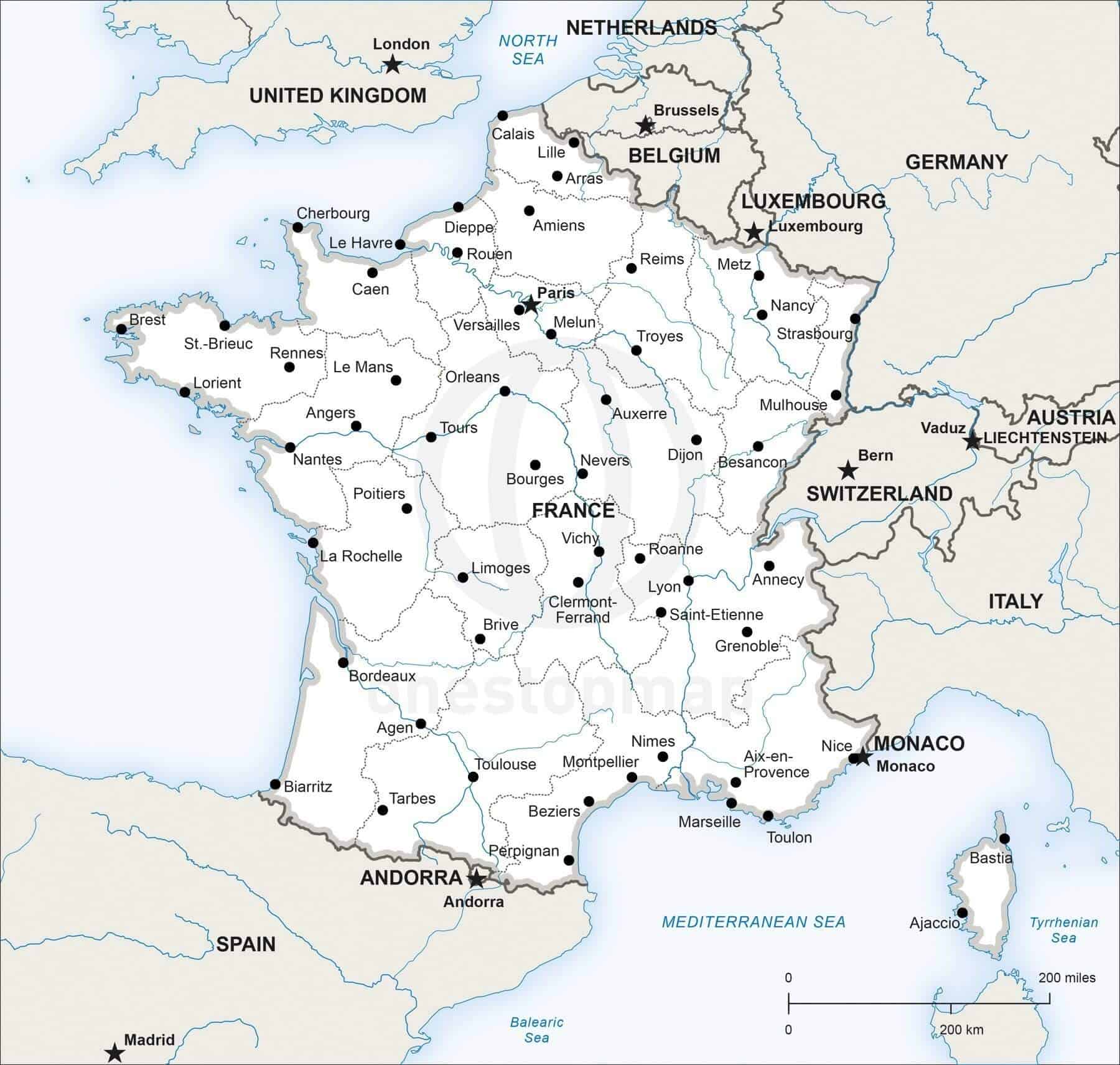 Map Of France For Kids 3 - Best Map of Middle Earth
