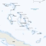 Vector map of The Bahamas political