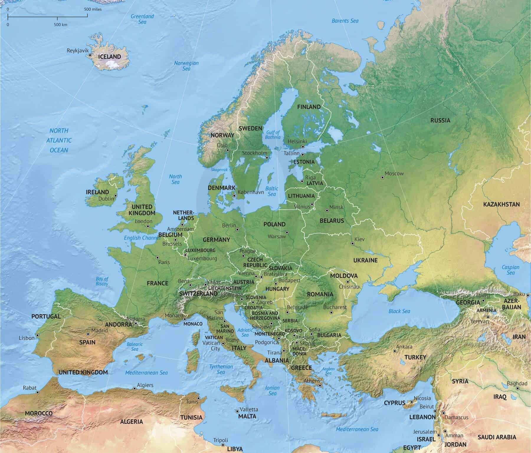 These Maps Of Europe Show The Continent In A New Light Europe Map My Xxx Hot Girl