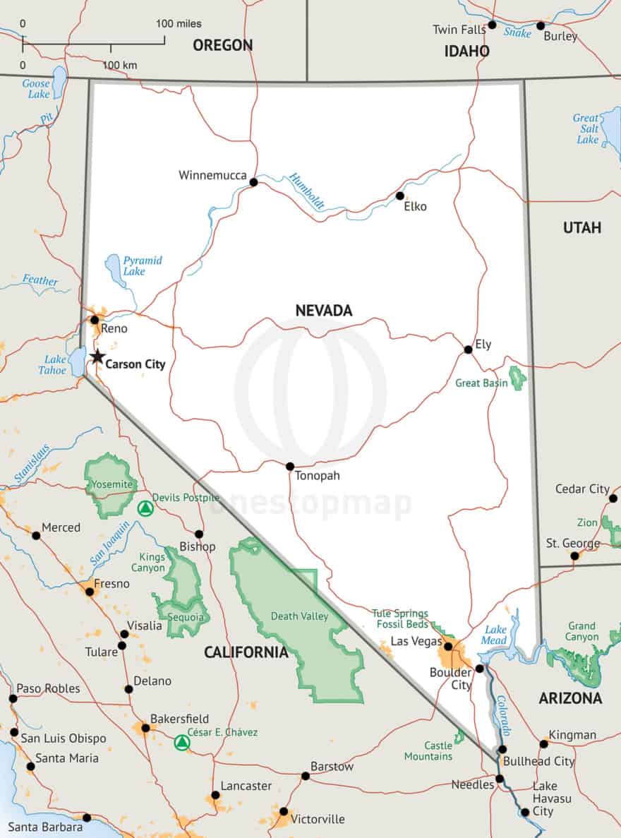 Free Vector Map Of Nevada Outline One Stop Map   678 Nevada Plus Vm Usnv J Li4y 1 880x1187 